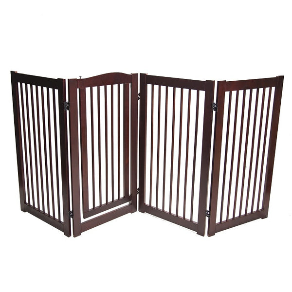 Primetime Hardwood 360 Configurable Pet Gate Wags and Woofers