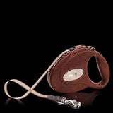 Flexi Brown pebbled leather hand finished