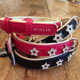 Stack of Star collars Red and Black