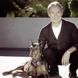 Mauro developer of all products with his dog
