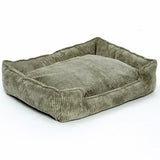 Lifestyle sleeper-bed Corduroy Olive color